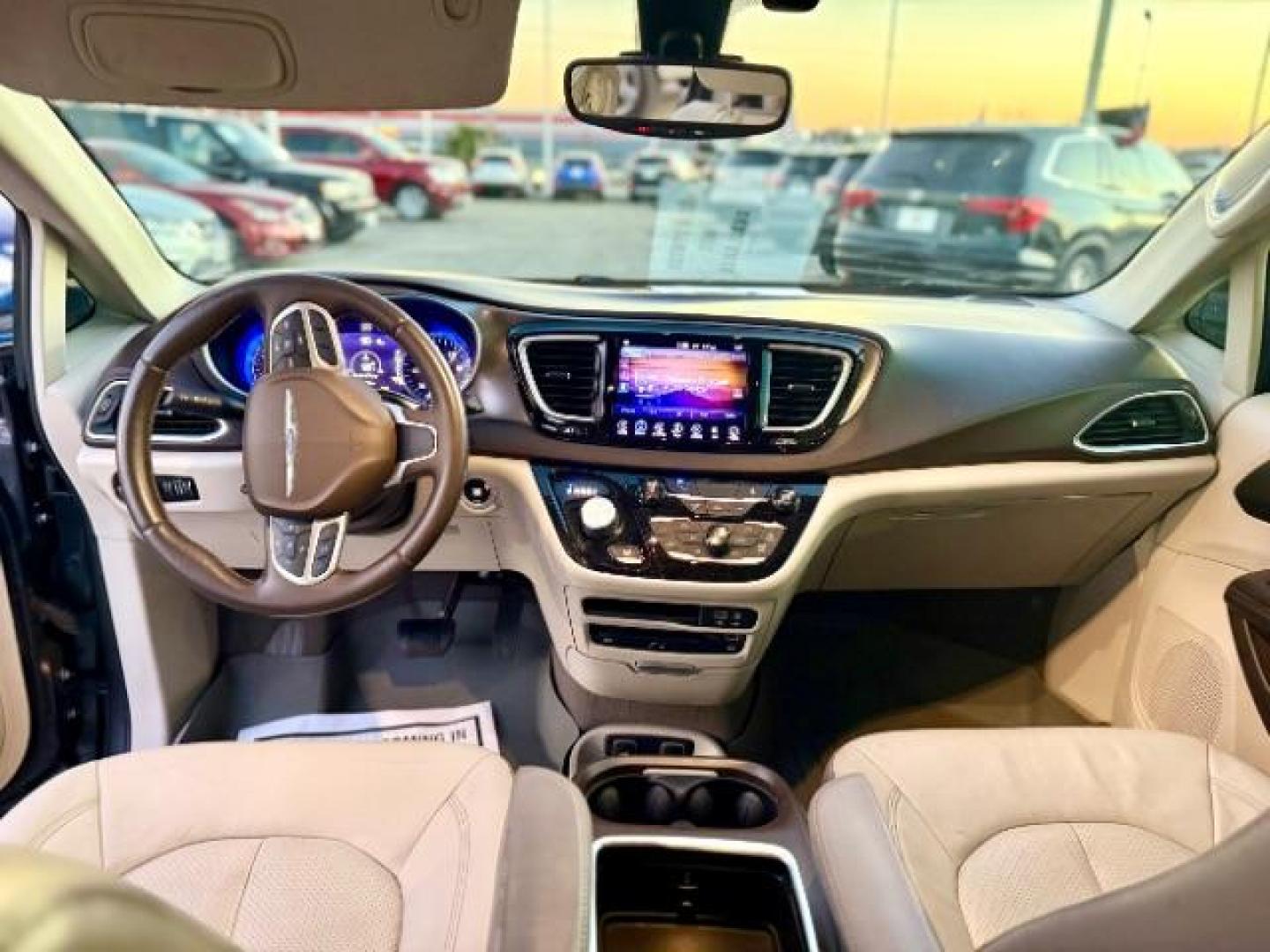 2017 Gray /Beige/Black Chrysler Pacifica Touring-L Plus (2C4RC1EG8HR) with an 3.6L V6 engine, Automatic transmission, located at 4545 Spencer Hwy., Pasadena, 77504, (832) 266-1645, 29.666037, -95.173775 - Photo#5